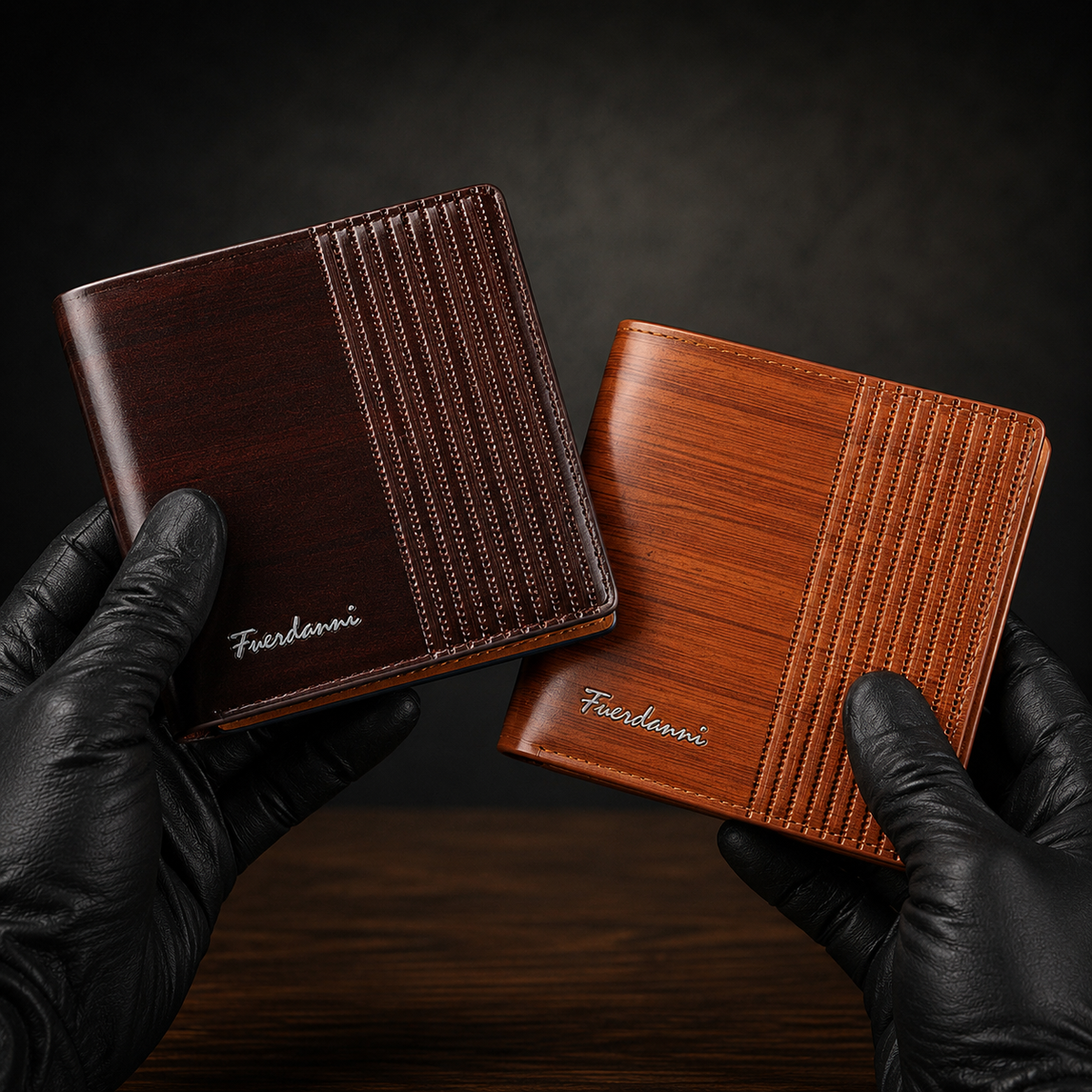 Classic Fuerdanni Leather Bifold Wallet