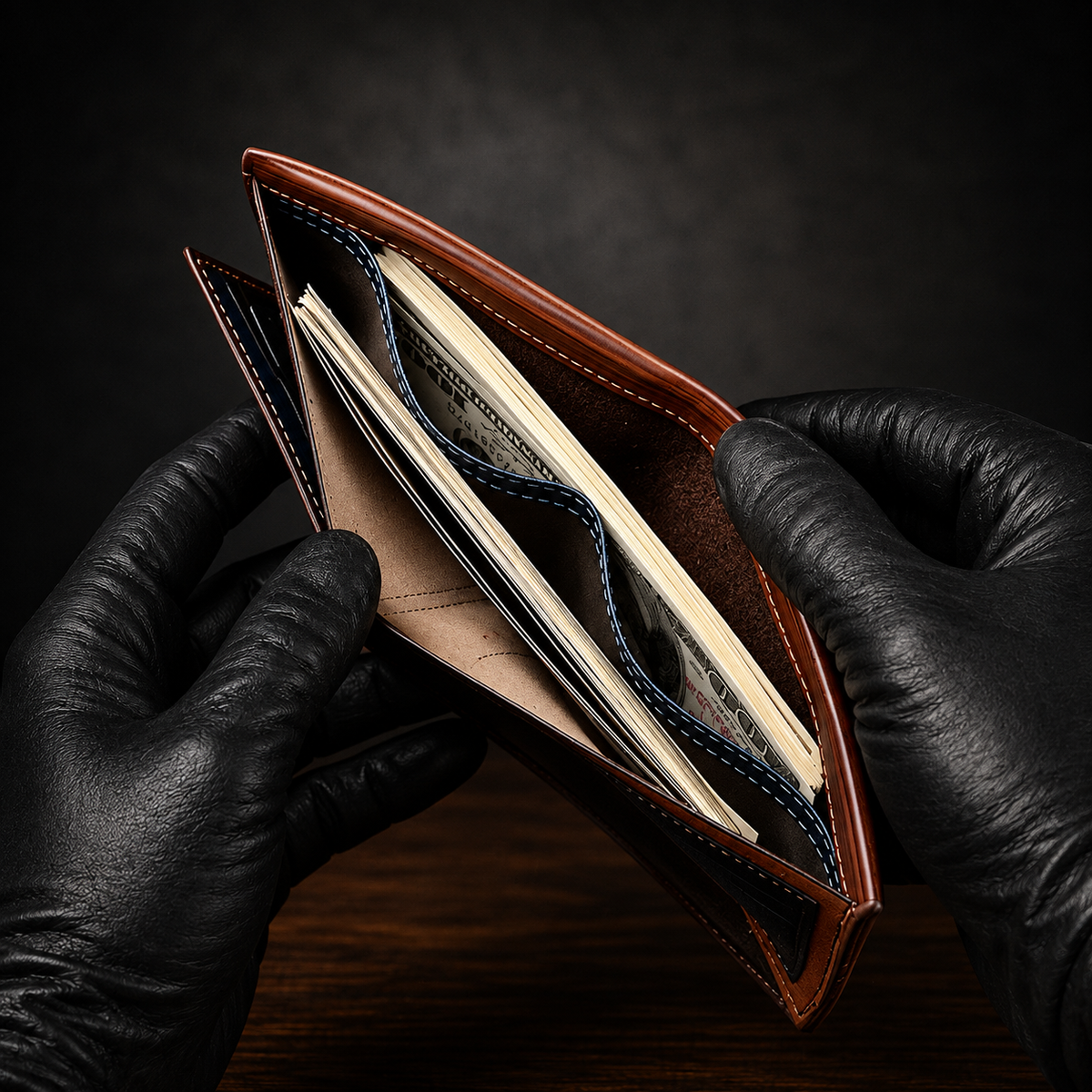Classic Fuerdanni Leather Bifold Wallet