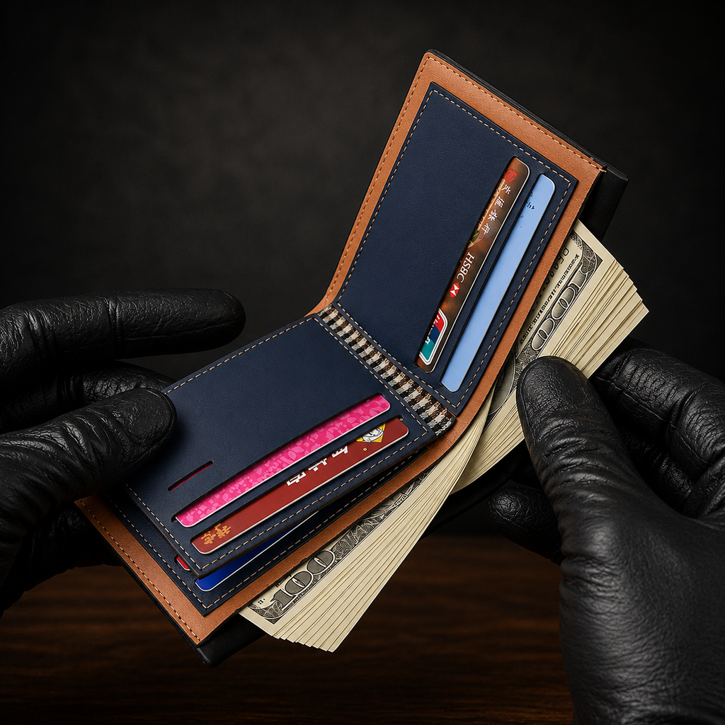 Classic Fuerdanni Leather Bifold Wallet